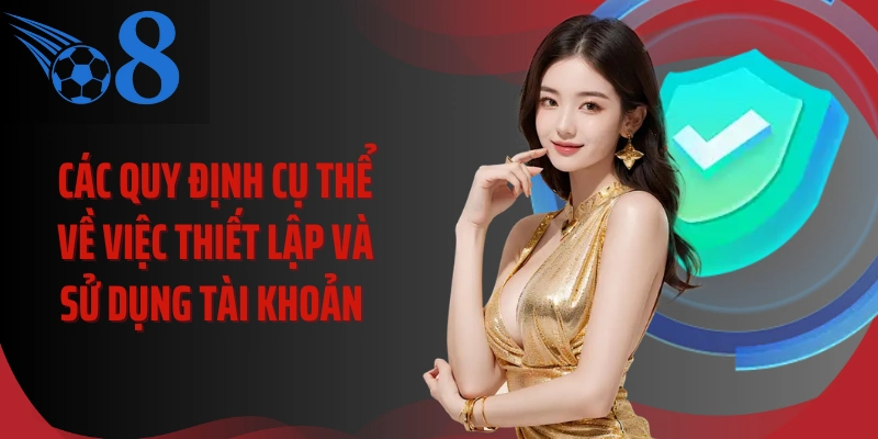 Các quy định cụ thể về việc thiết lập và sử dụng tài khoản 